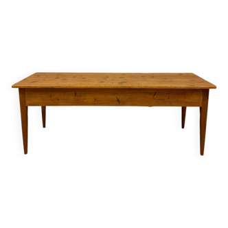 Antique solid wood table – chic country farmhouse style