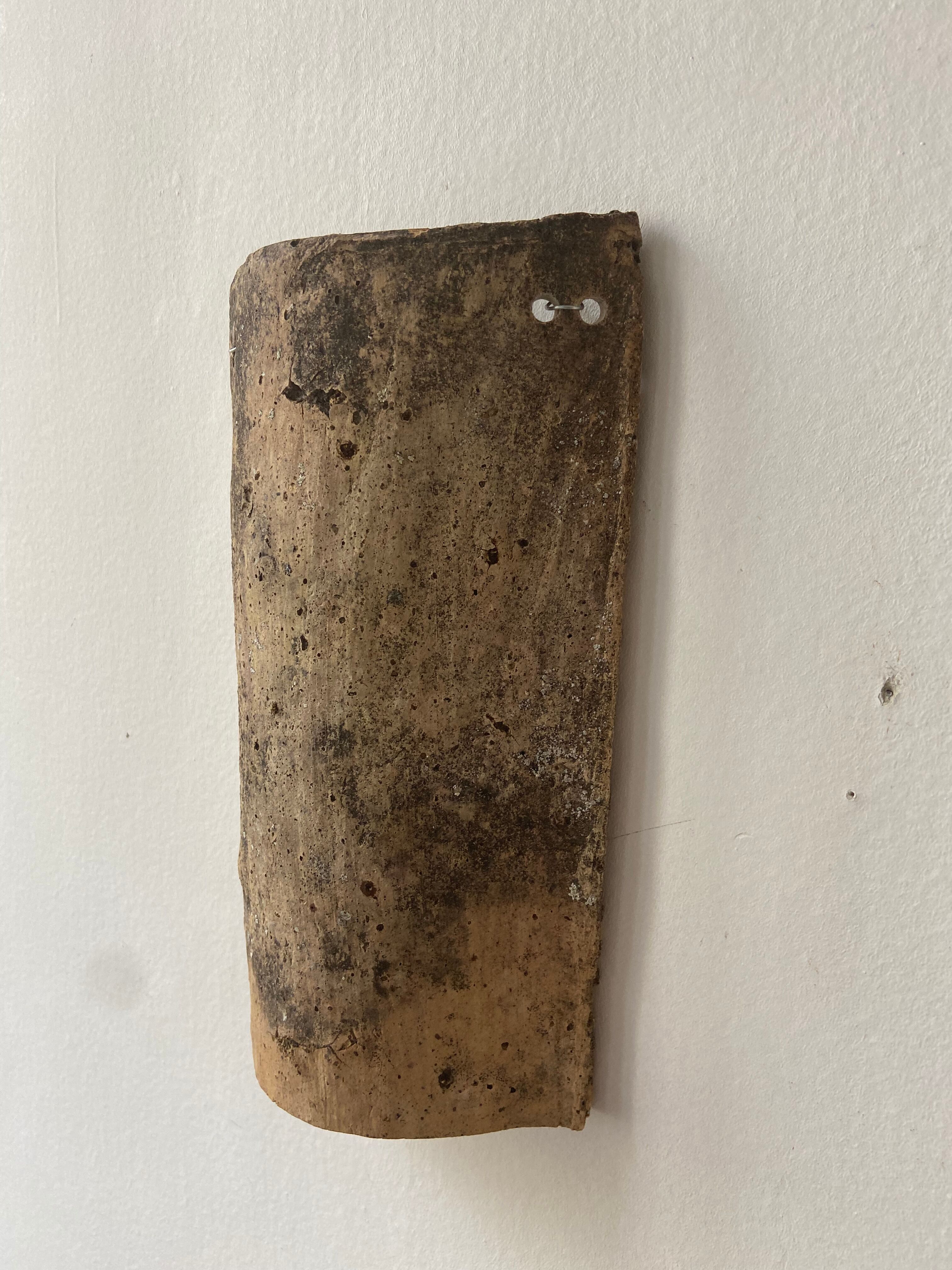 Terracotta wall lamp