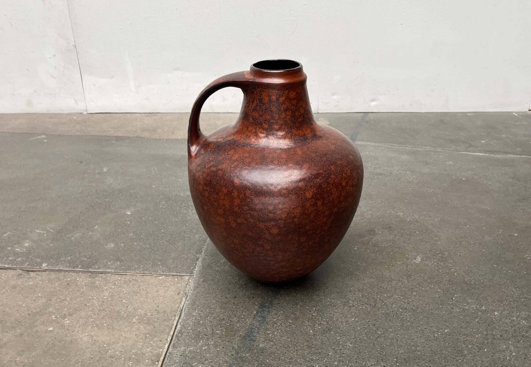 Grand vase sur pied en céramique West German style milieu du siècle de Carstens Tönnieshof, années 1960