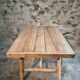 Ensemble de salle à manger rustique fait main avec table en chêne et frêne et 4 chaises, années 1960