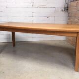 Table to eat solid blond oak oblong shape