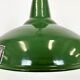 Industrial Green Enamel Factory Lamp from Benjamin, 1960s