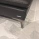 2 salon en cuir noir roche bobois scenario un trois place et une meridienne