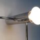 Vintage German Space Age ceiling lamp by Gaetano Sciolari for Leola, 1970s.