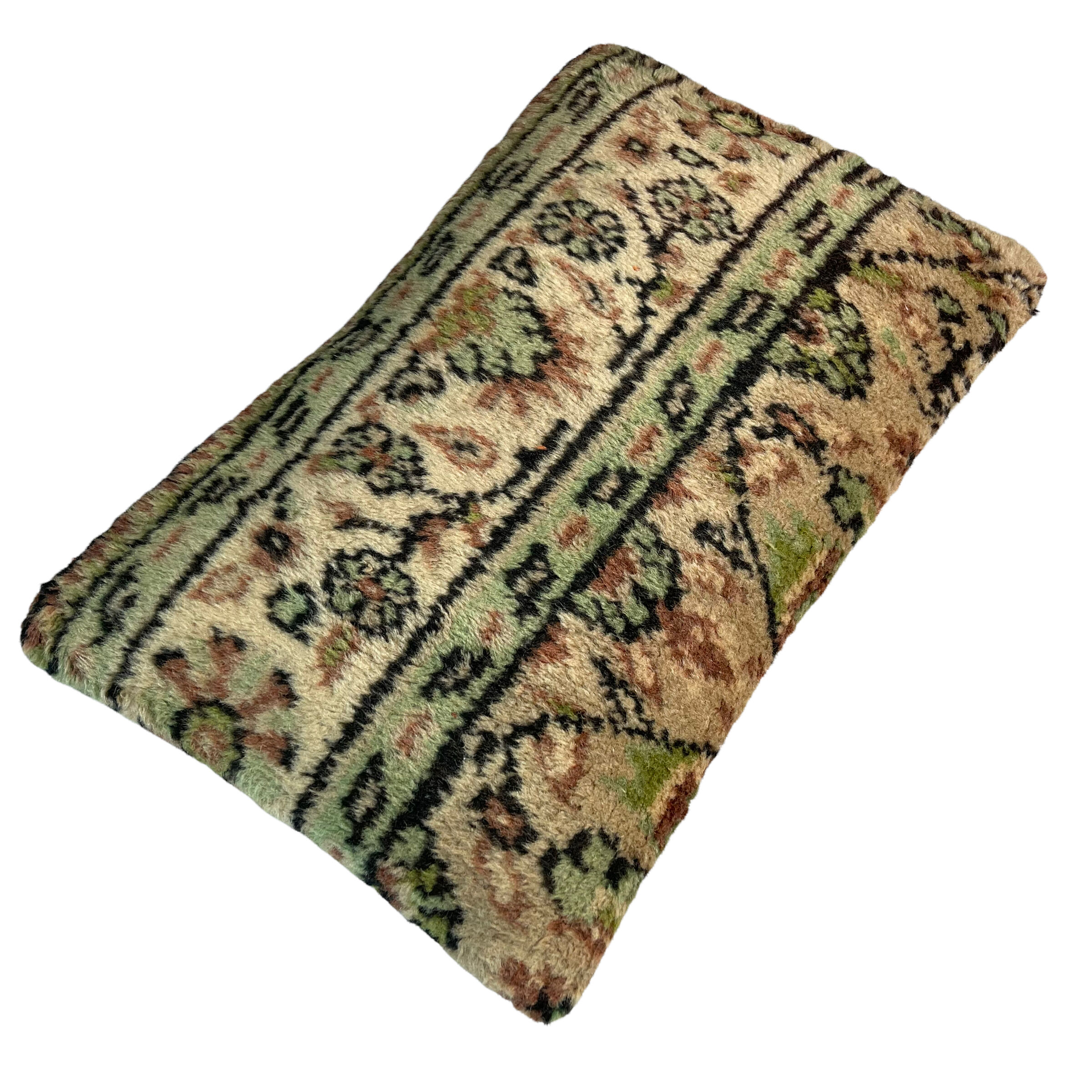 Housse de coussin de tapis turc vintage 30 x 50 cm