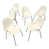 Set of 6 stackable chairs "Lola" by Syn Design