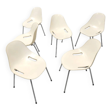 Lot de 6 chaises empilables « Lola » par Syn Design
