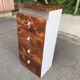 Commode loupe d'orme 1970 4 tiroirs