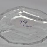 Multi-faceted glass vase