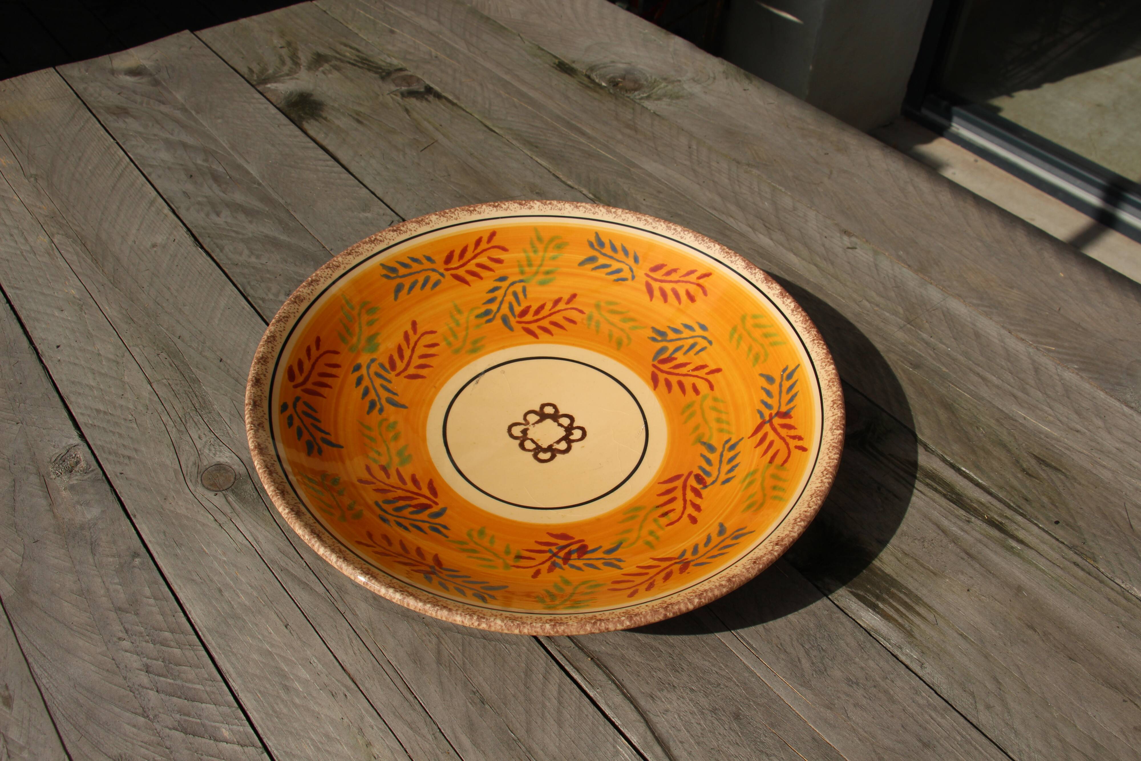 Lunéville ceramic dish