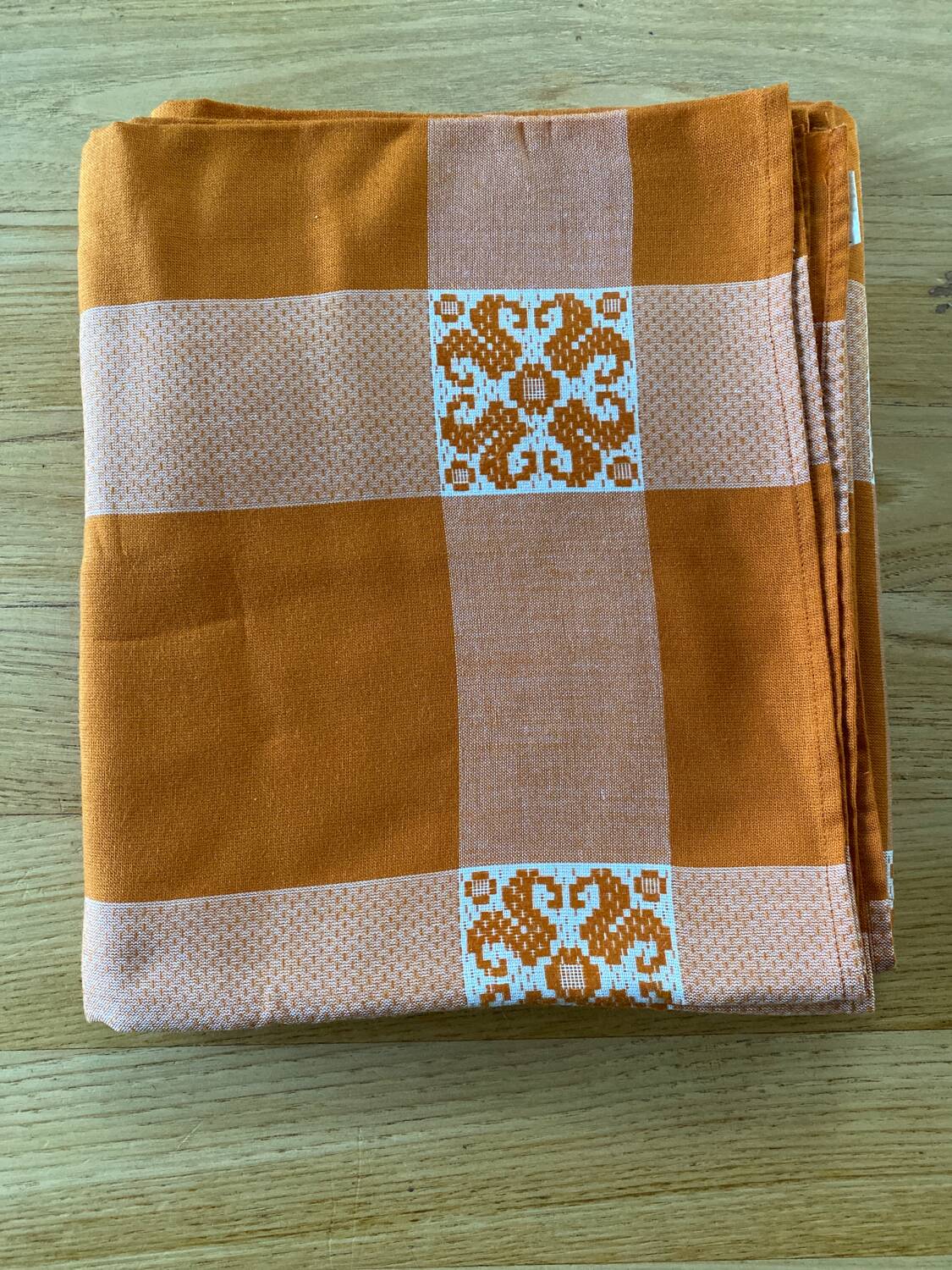 Nappe vintage orange