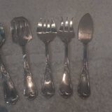 5p hors d'oeuvre service, silver plated metal, goldsmith Ercuis LXV 29