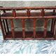 Vintage bamboo wall shelf