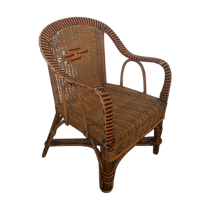 Fauteuil en rotin pour