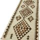 Turkish Handwoven Vintage Herki Kilim 96 cm x 360 cm