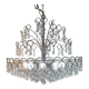 Vintage Italian Crystal Chandelier 8 Lights