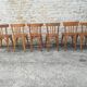 Mismatched bistro chairs