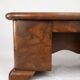 Art Deco desk in solid walnut and burl veneer, 1930s.