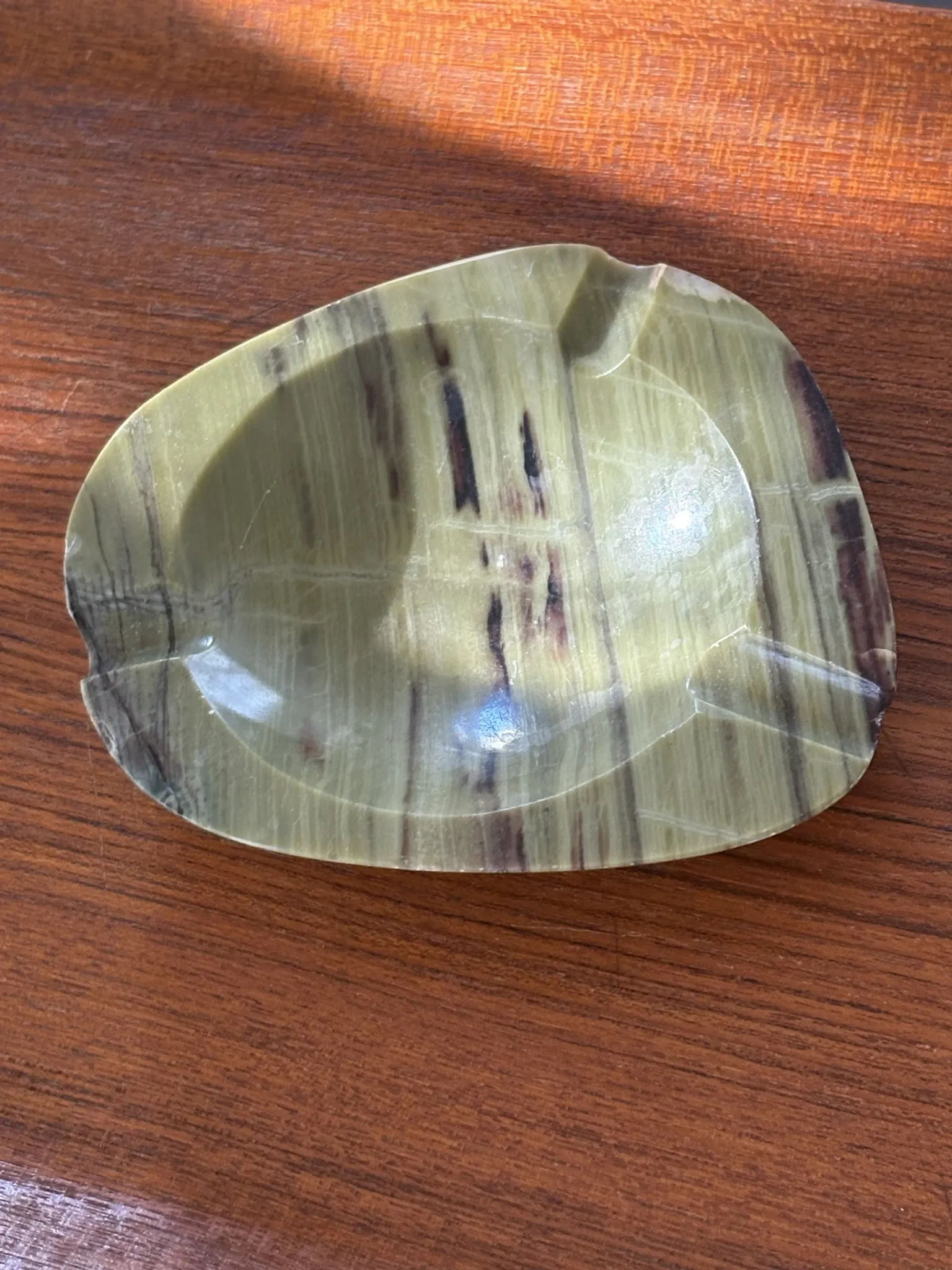 Cendrier vintage onyx vert