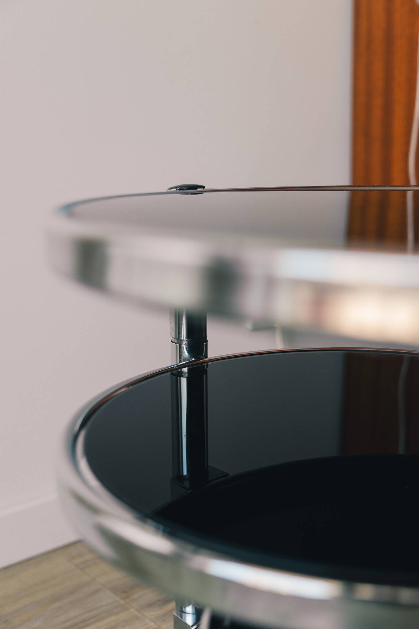 1970s three-tier coffee table