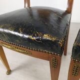 Empire-style desk and chairs