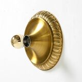 1960's Space Age Pop Art  brass and metal wall or ceiling lamp by Sölken