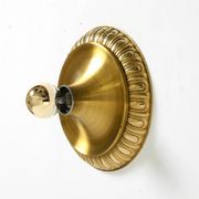 1960's Space Age Pop Art  brass and metal wall or ceiling lamp by Sölken