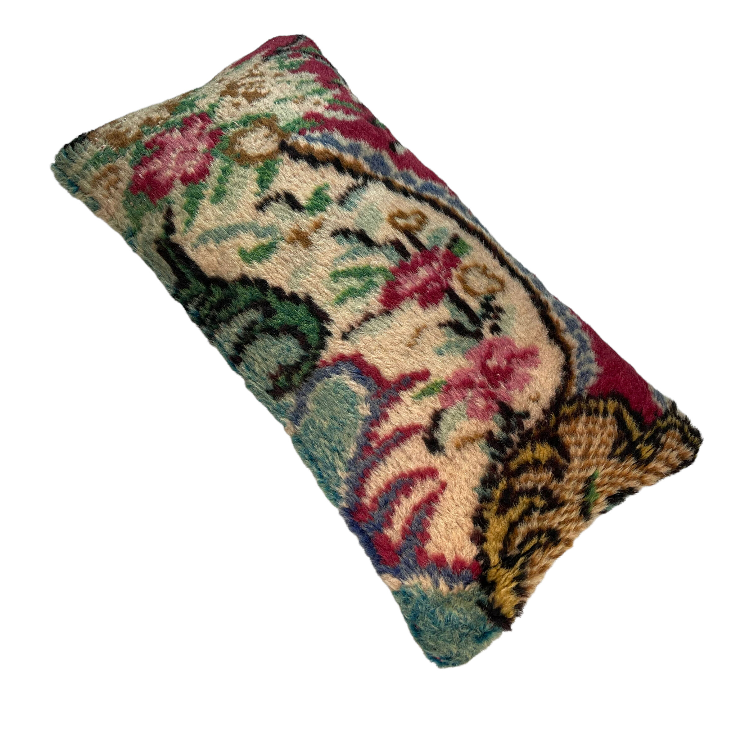 Vintage Turkish Handmade Cushion Cover, 30 x 60 cm