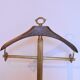 Retro night valet in brass and wood in Neoclassical style