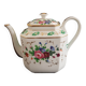 Large octagonal teapot porcelain from Paris "Old Paris", mid-19th century.