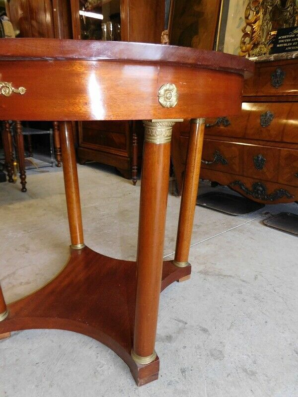 Gueridon rond style empire