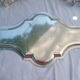 SERVICE A LIQUEUR /VERRINES IN MET. ARGENTE 11 VERRES HIS PLATEAU decoration godrons
