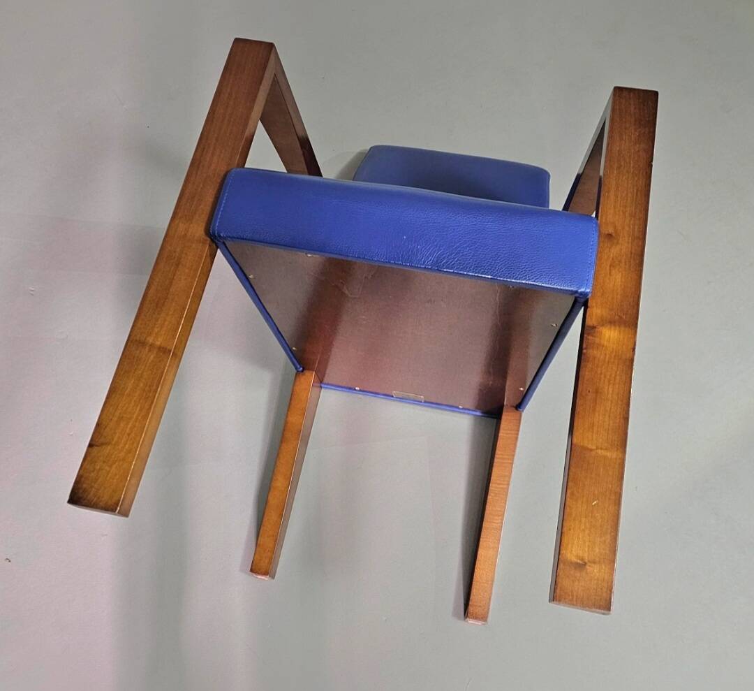 4 x Hugues Chevalier conference Ying Bridge chair / leather