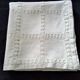Small old linen tablecloth with days 1.09 x 1.14 m