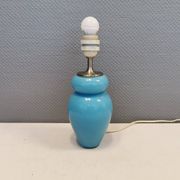 Table lamp designed by Anja Kjær in 1991 for Royal Copenhagen (produced at Holmegaard glassworks)