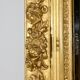 Important gilded wooden mirror, Louis XV style – first part of the 19th century