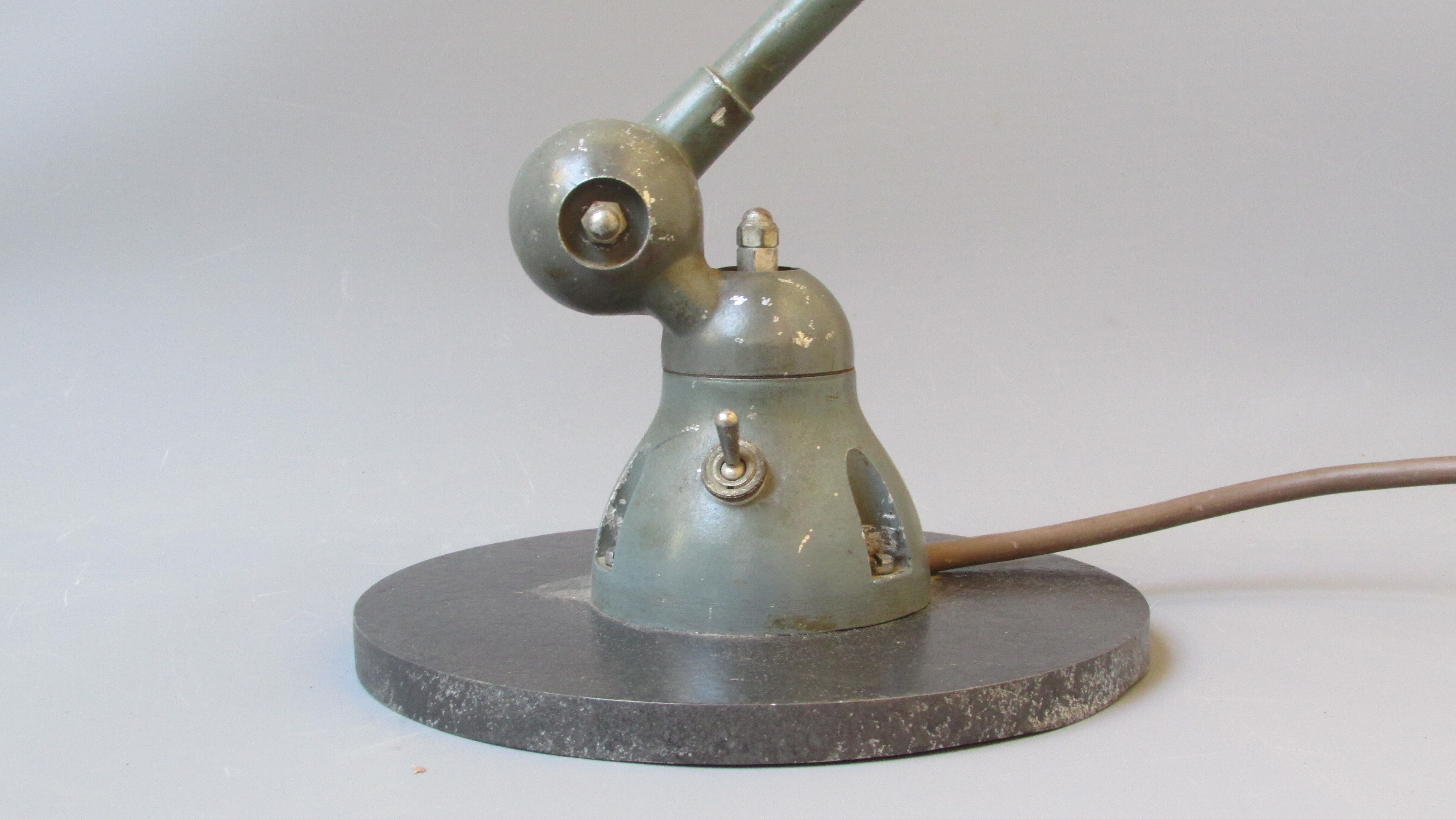 Lampe de bureau industrielle année 50, fabrication Jieldé