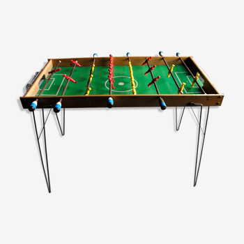 Old Wooden Foldable Table Football