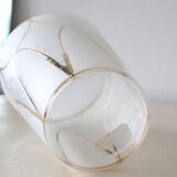 Frosted hanging lamp, vintage