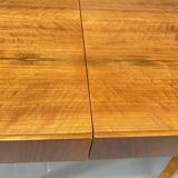 Table à manger réglable en noyer par Setona, années 1950, Tchécoslovaquie