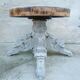 Patinated coffee table