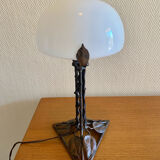 Art Deco lamp with twisted leaves