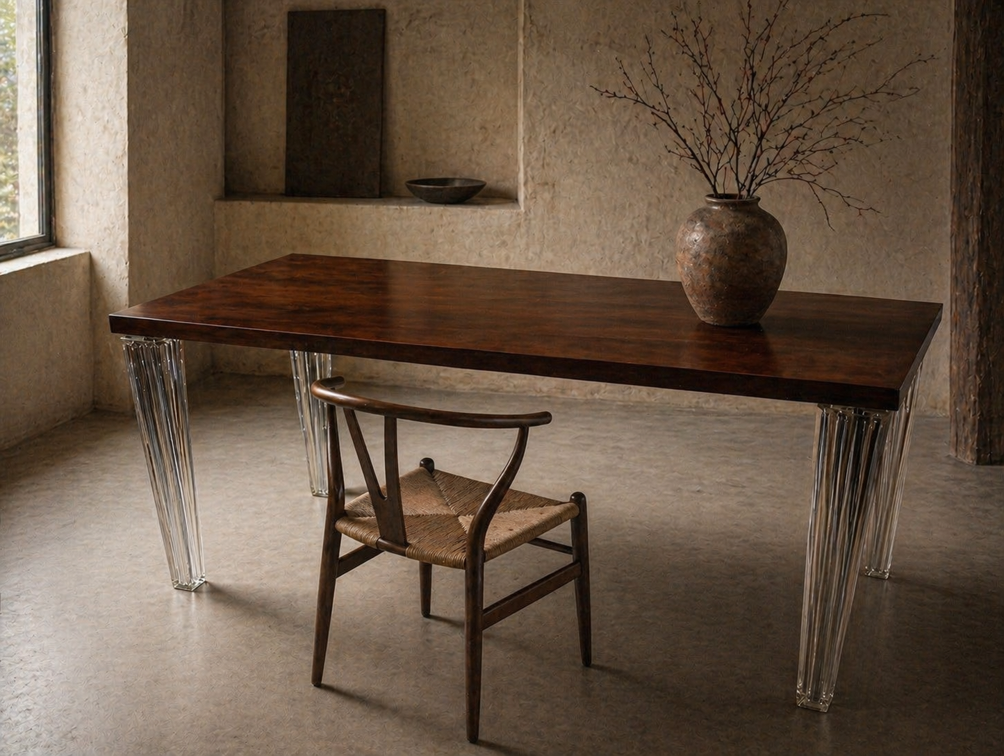 Table palissandre Starck TopTop Kartell