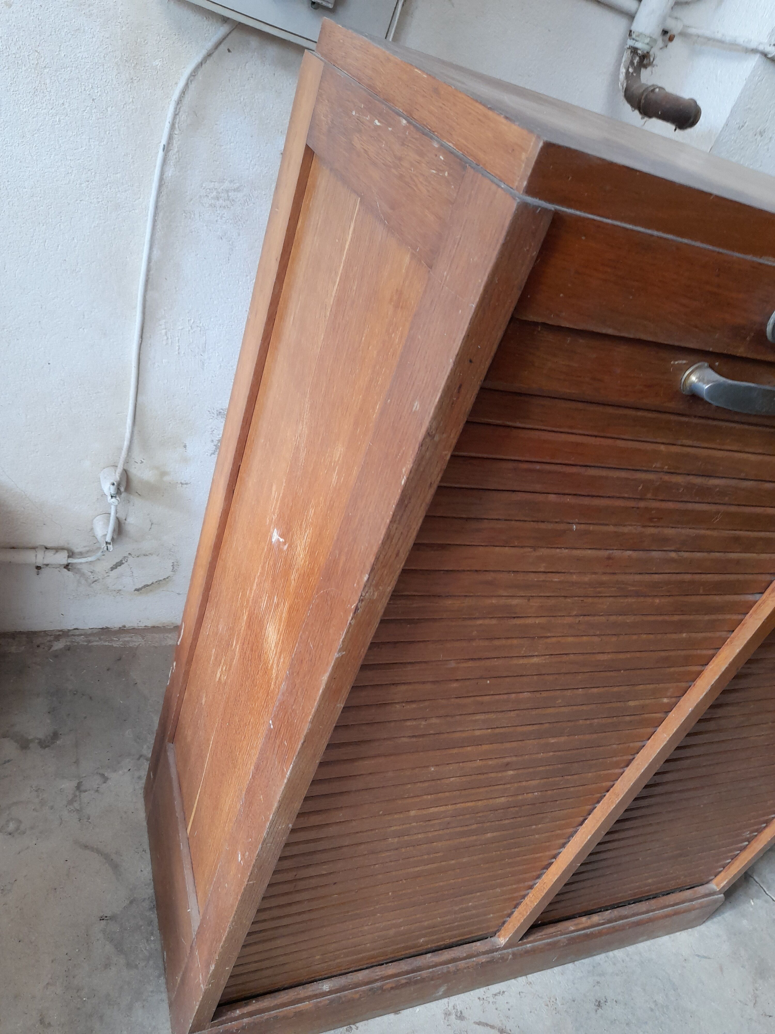 Old curtain cabinet 1950