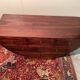 Vintage half-moon drawer console