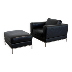 Fauteuil et ottoman IKEA - fleur