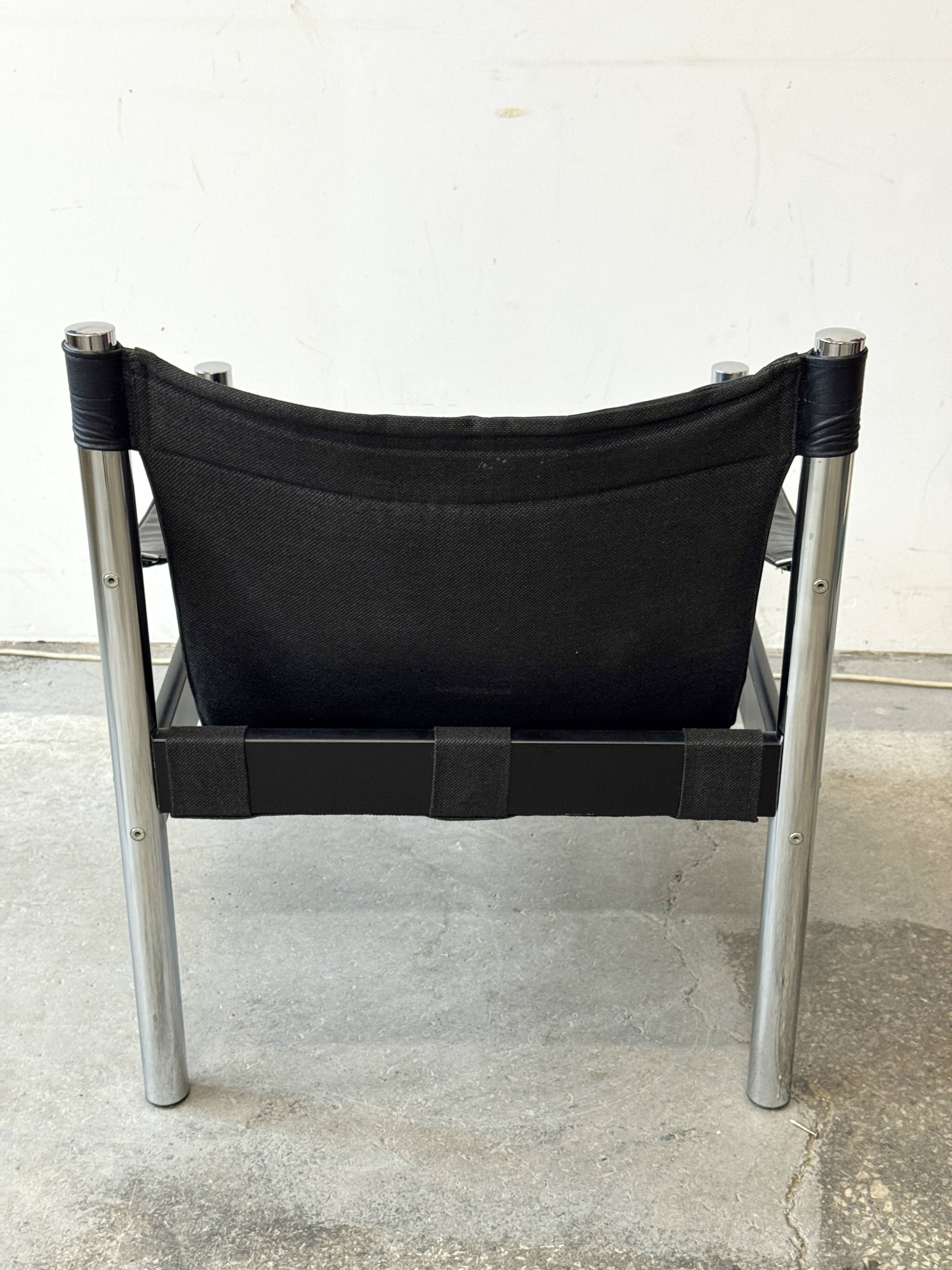 Safari Armchair, B. Johanson, Sweden 1970s, mid-century, vintage