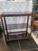 Vintage smoked glass console design