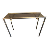 Vintage 60's steel bamboo style console