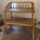 Rattan bedside table